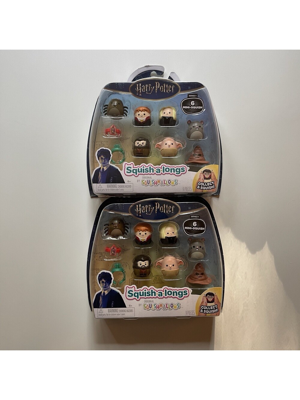 Harry Potter Squishalongs Series 1 Squishmallow 2 Pack 12 Pieces Total NEW